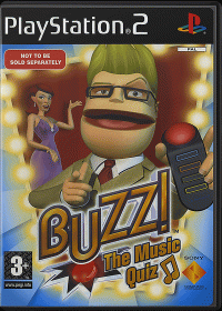 Buzz The Music Quiz PAL Playstation 2 PAL box art